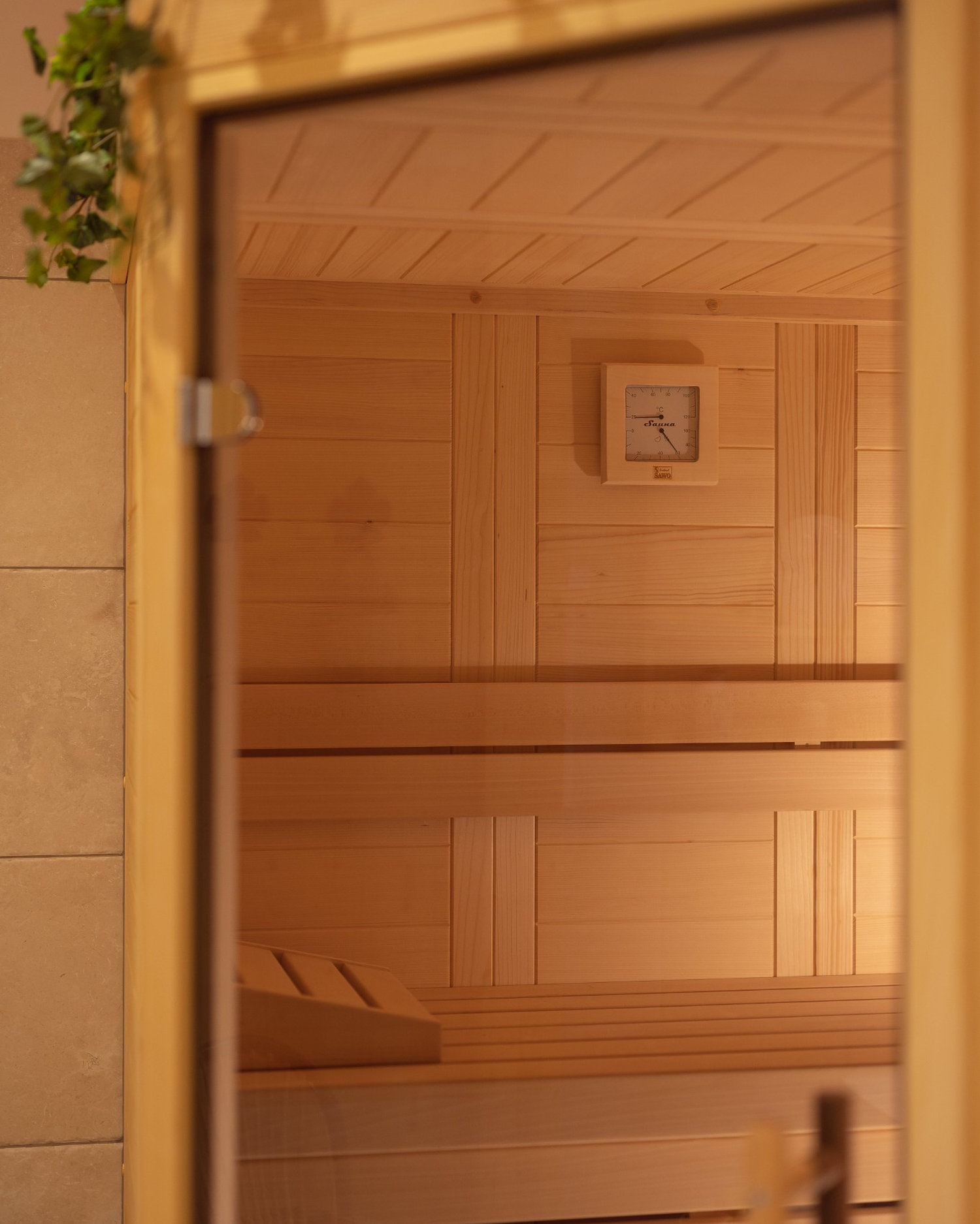 Finska savna v alpskem SPA Chalet ob Bohinjskem jezeru.